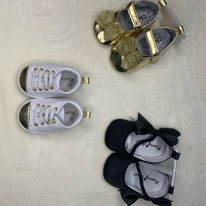 * Brand New* Set of 3 - Fancy Infant Shoes
